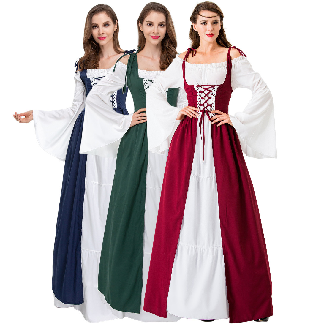 Medieval Renaissance Dress Women - 중세 공주 드레스 르네상스 빅토리아 빈티지