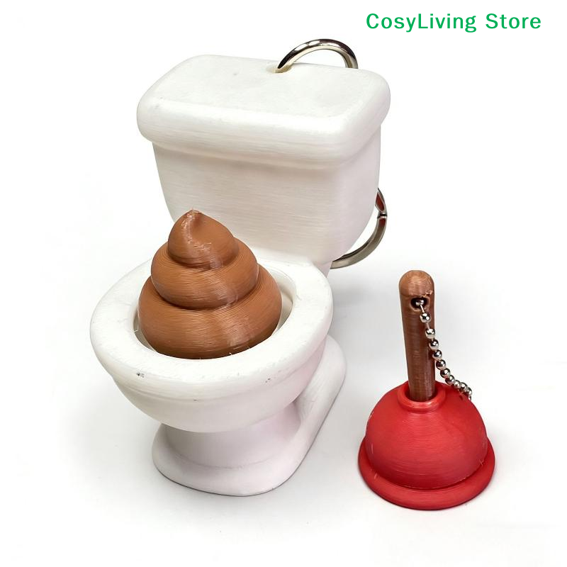 Novelty Gifts - [CL]1/2개 진정 효과 키체인 키 손가락