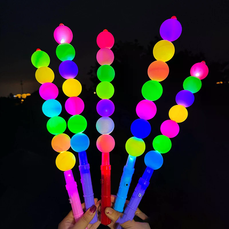 Glow In The Dark Party Glasses - 1개 LED 발광 다채로운 설탕 조롱박