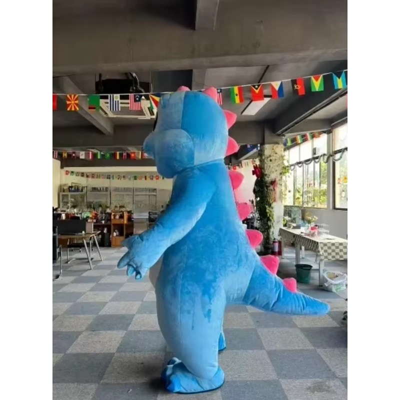 Inflatable Dinosaur Costume Adult - 2m/2.6m 풍선형 블루 드래곤 성인 마스코트