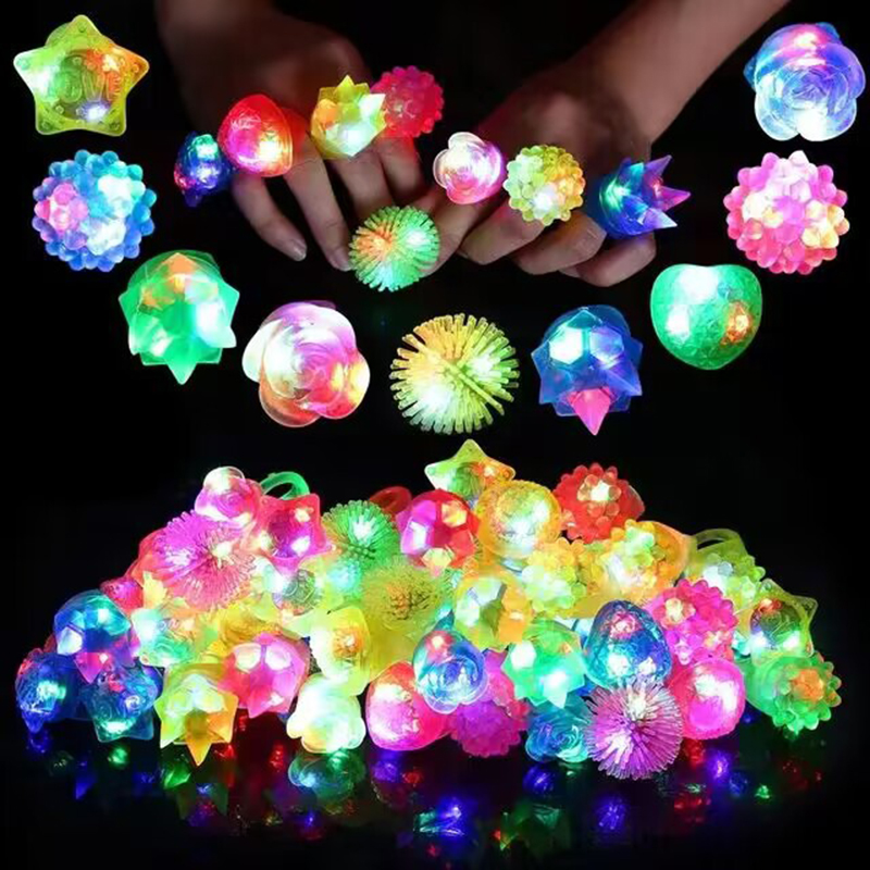 Glow In The Dark Party Glasses - 20/30/50pcs 빛나는 반지 LED 조명 빛나는