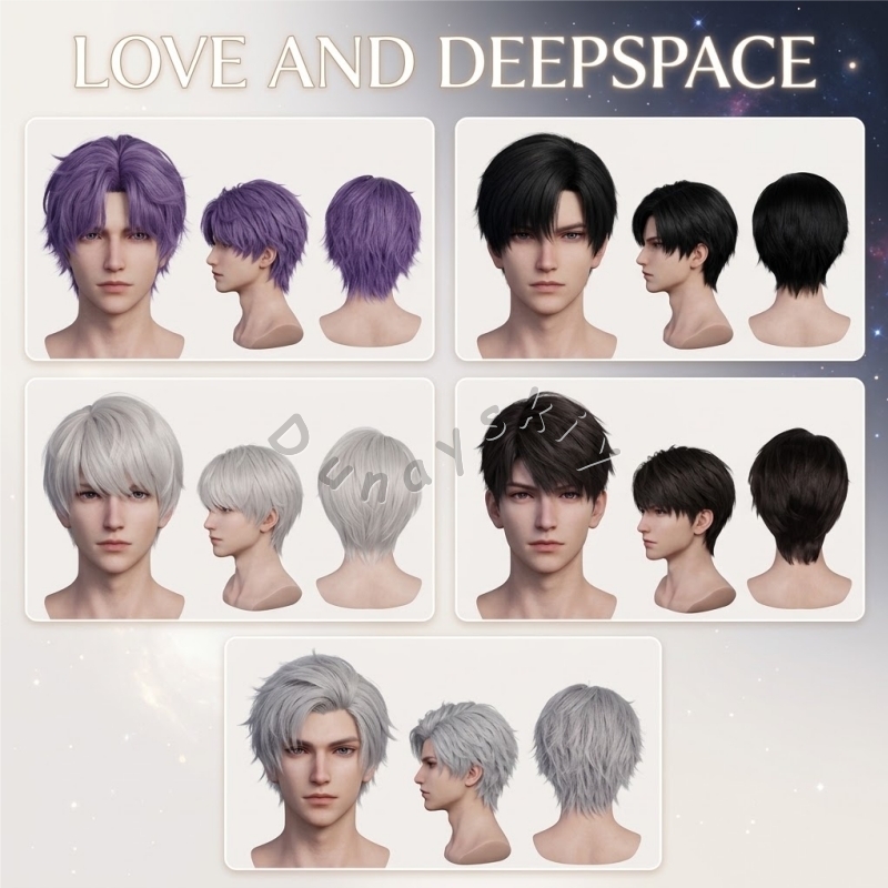 Anime Cosplay Wig Heat Resistant - 러브 앤 딥스페이스 코스프레 가발 ​
