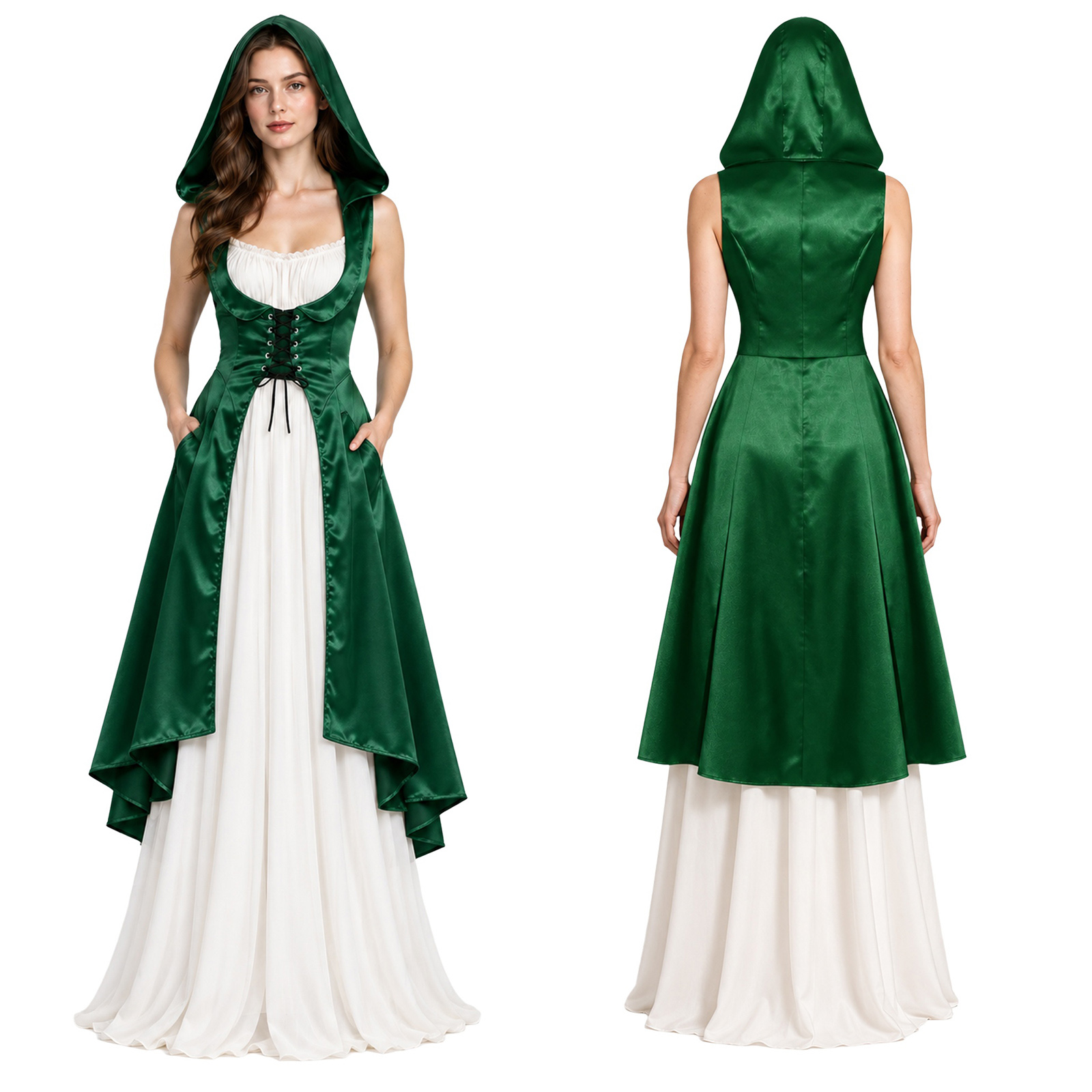 여성용 중세 르네상스 시대 스타일의 빅토리아풍 의상,  - Medieval Renaissance Dress Women 리뷰 및 가격