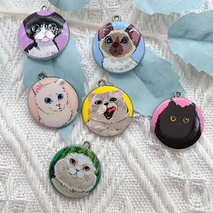 10pcs 만화 동물 고양이 에나멜 쥬얼리 만들기 귀여 - Party Supplies 리뷰 및 가격