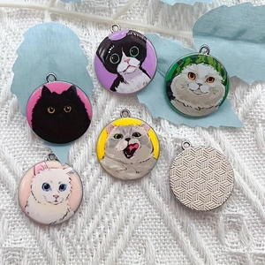 10pcs 만화 동물 고양이 에나멜 쥬얼리 만들기 귀여 - Party Supplies 리뷰 및 가격