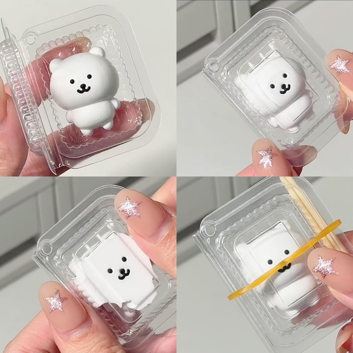 점심 도시락 스퀴시 조크 베어 귀여운 스퀴시 장난감 가 - Prank Toys 리뷰 및 가격