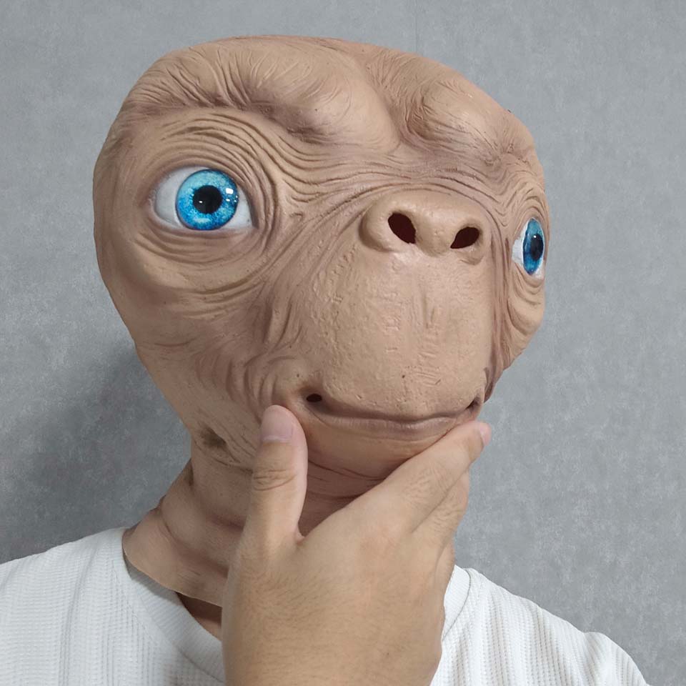 리얼리틱 ET 외계인 라텍스 마스크 할로윈 카니발 파티 - Latex Alien Mask Realistic 리뷰 및 가격