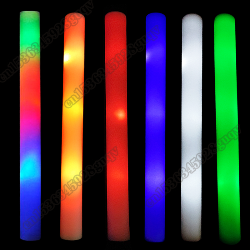30/60pcs LED 글로우 폼 스틱 깜박이는 글로우 - Flashing Led Foam Sticks Party 리뷰 및 가격