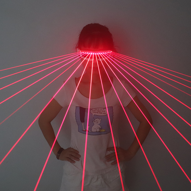 650nm 빨간색 레이저 안경 무대 착용 성능 소품 쇼 - Glow In The Dark Party Glasses 리뷰 및 가격