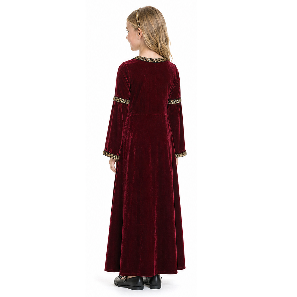 중세 르네상스 스타일 벨벳 드레스 소녀 무대 의상, 뮤 - Medieval Renaissance Dress Women 리뷰 및 가격