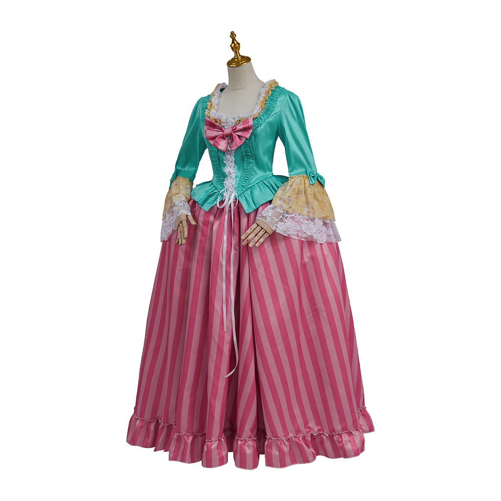 마리 앙투아네트 여성 로코코 바로크 볼 가운 중세 핑크 - Medieval Renaissance Dress Women 리뷰 및 가격