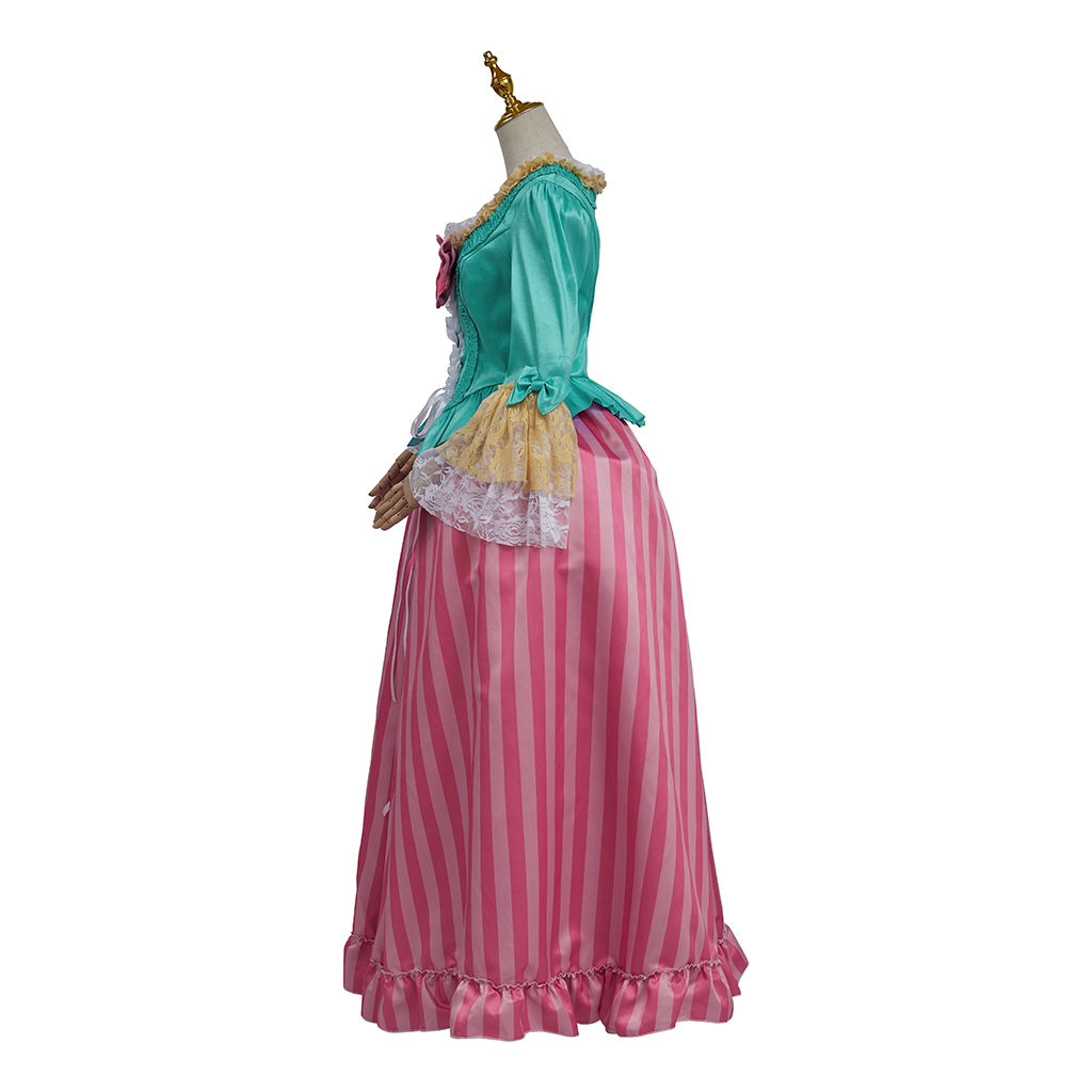 마리 앙투아네트 여성 로코코 바로크 볼 가운 중세 핑크 - Medieval Renaissance Dress Women 리뷰 및 가격