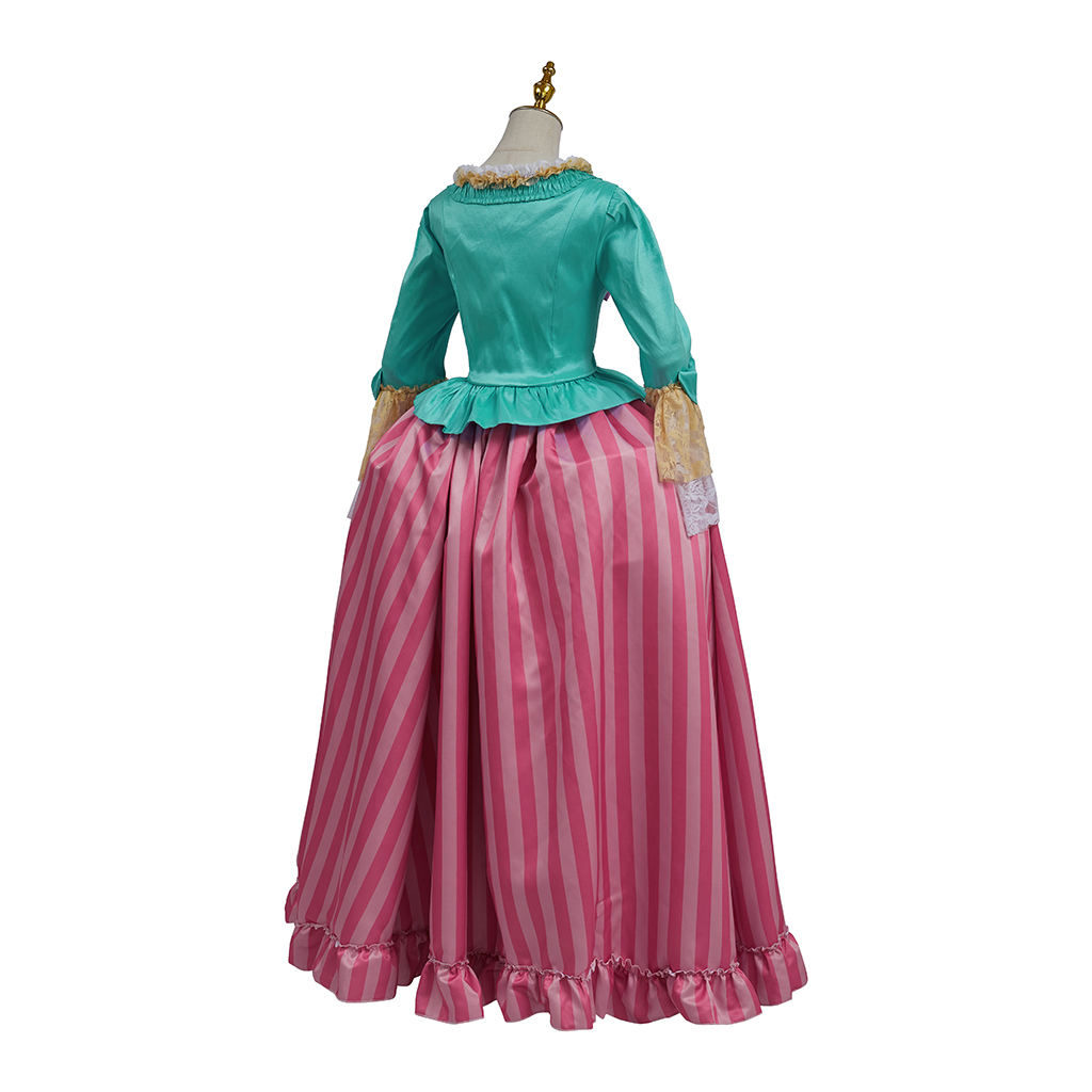 마리 앙투아네트 여성 로코코 바로크 볼 가운 중세 핑크 - Medieval Renaissance Dress Women 리뷰 및 가격