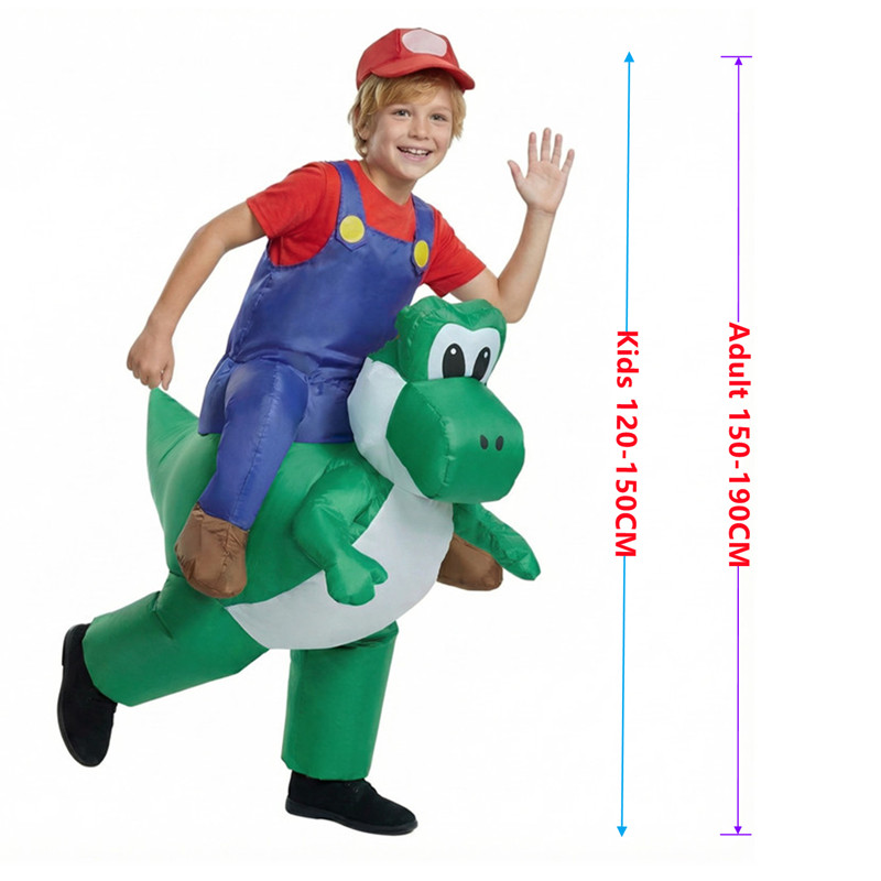 파티 공연 의상 성인 어린이 배관공 공룡 풍선 의상 할 - Inflatable Dinosaur Costume Adult 리뷰 및 가격