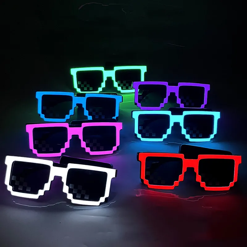 무선 LED 라이트업 안경 LED 픽셀 선글라스 파티  - Glow In The Dark Party Glasses 리뷰 및 가격