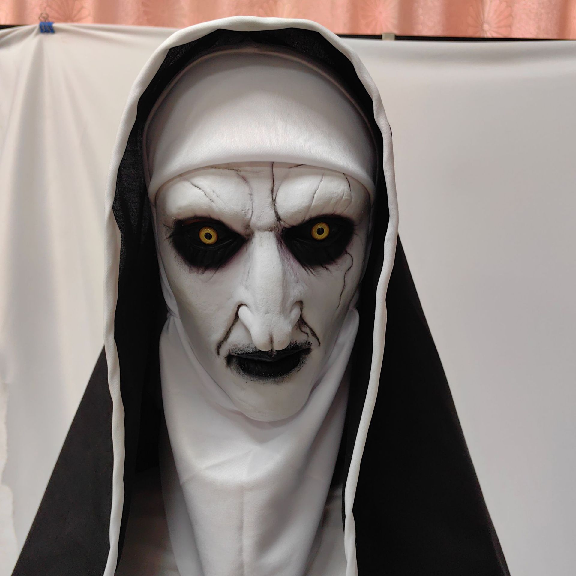 할로윈 무서운 수녀 마스크 컨저링 2 영화 소품 호러  - Led Purge Mask Halloween 리뷰 및 가격