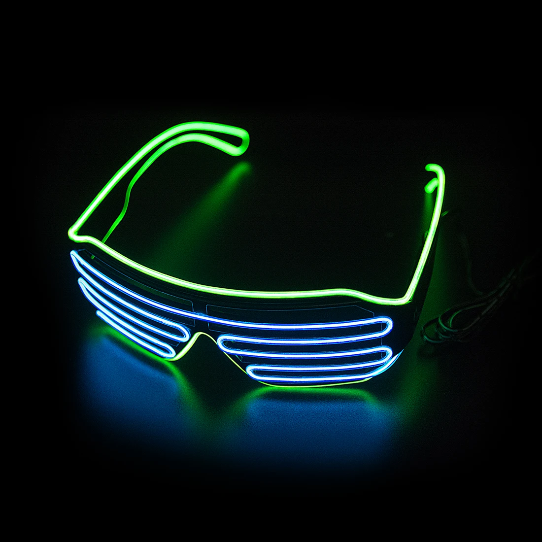 LED 빛나는 안경 Gafas 빛나는 Bril 네온 크 - Glow In The Dark Party Glasses 리뷰 및 가격