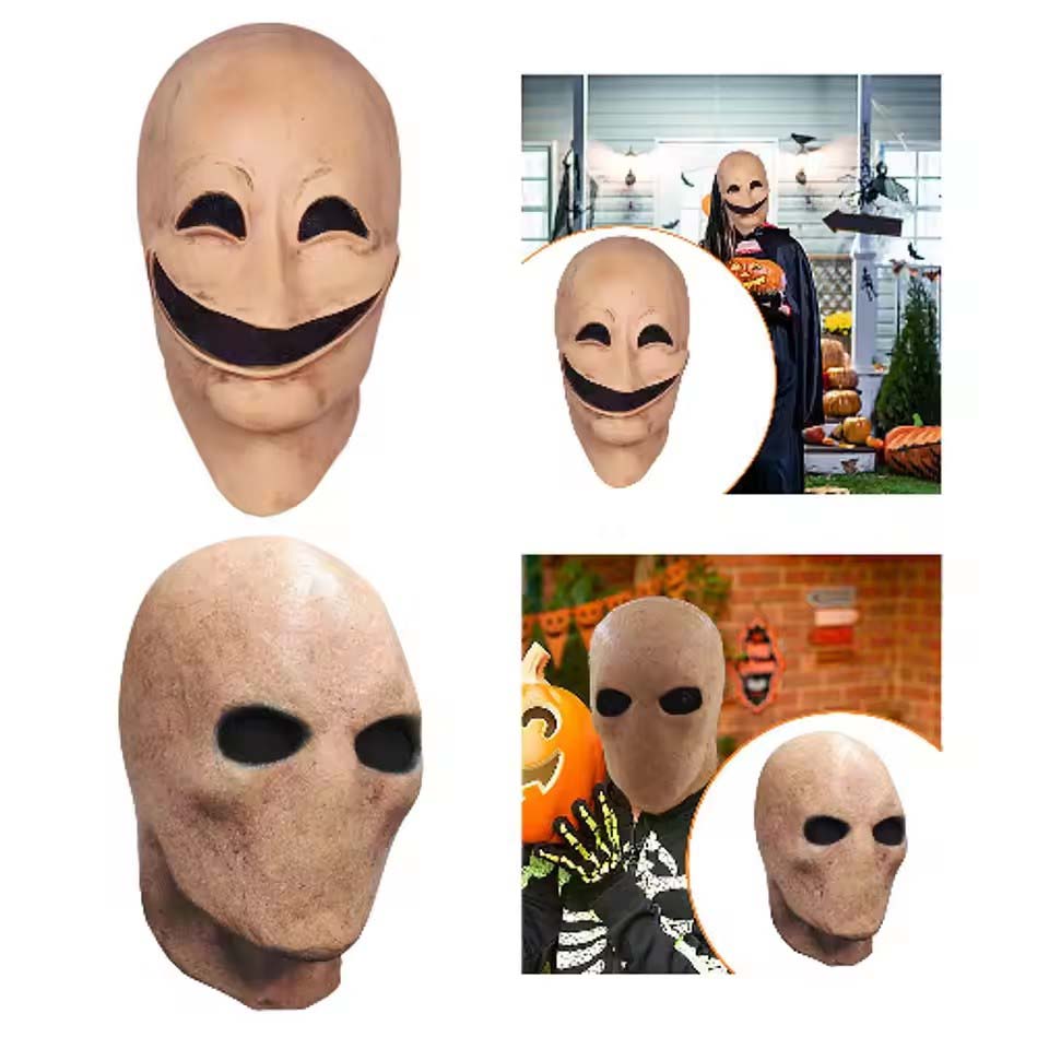 얼굴 없는 미소 짓는 남자 할로윈 슬렌더맨 마스크 무독 - Latex Alien Mask Realistic 리뷰 및 가격