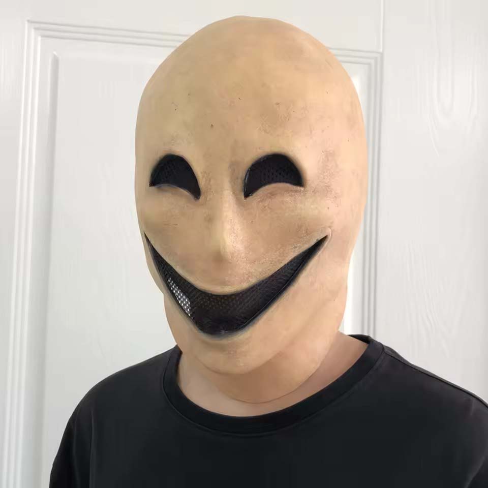 얼굴 없는 미소 짓는 남자 할로윈 슬렌더맨 마스크 무독 - Latex Alien Mask Realistic 리뷰 및 가격