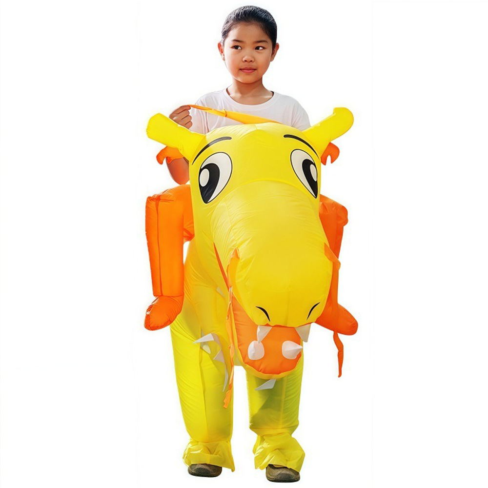 어린이 공룡 풍선 의상 노란색 동물 만화 인형 의상 축 - Inflatable Dinosaur Costume Adult 리뷰 및 가격