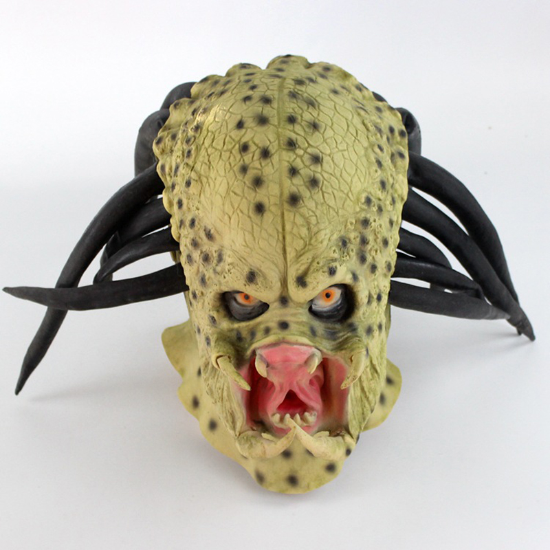 리얼리스틱 프레데터 풀 헤드 마스크 외계인 디자인 라텍 - Latex Alien Mask Realistic 리뷰 및 가격