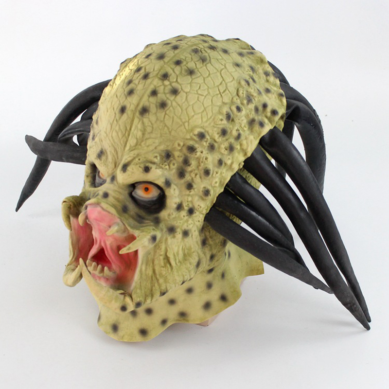 리얼리스틱 프레데터 풀 헤드 마스크 외계인 디자인 라텍 - Latex Alien Mask Realistic 리뷰 및 가격