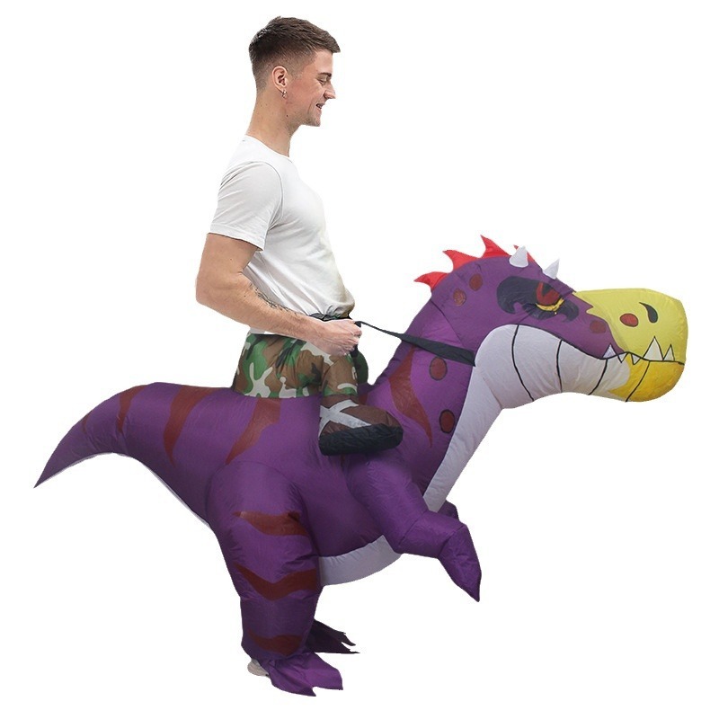 할로윈 공룡 풍선 의상 재미있는 동물 타기 만화 인형  - Inflatable Dinosaur Costume Adult 리뷰 및 가격
