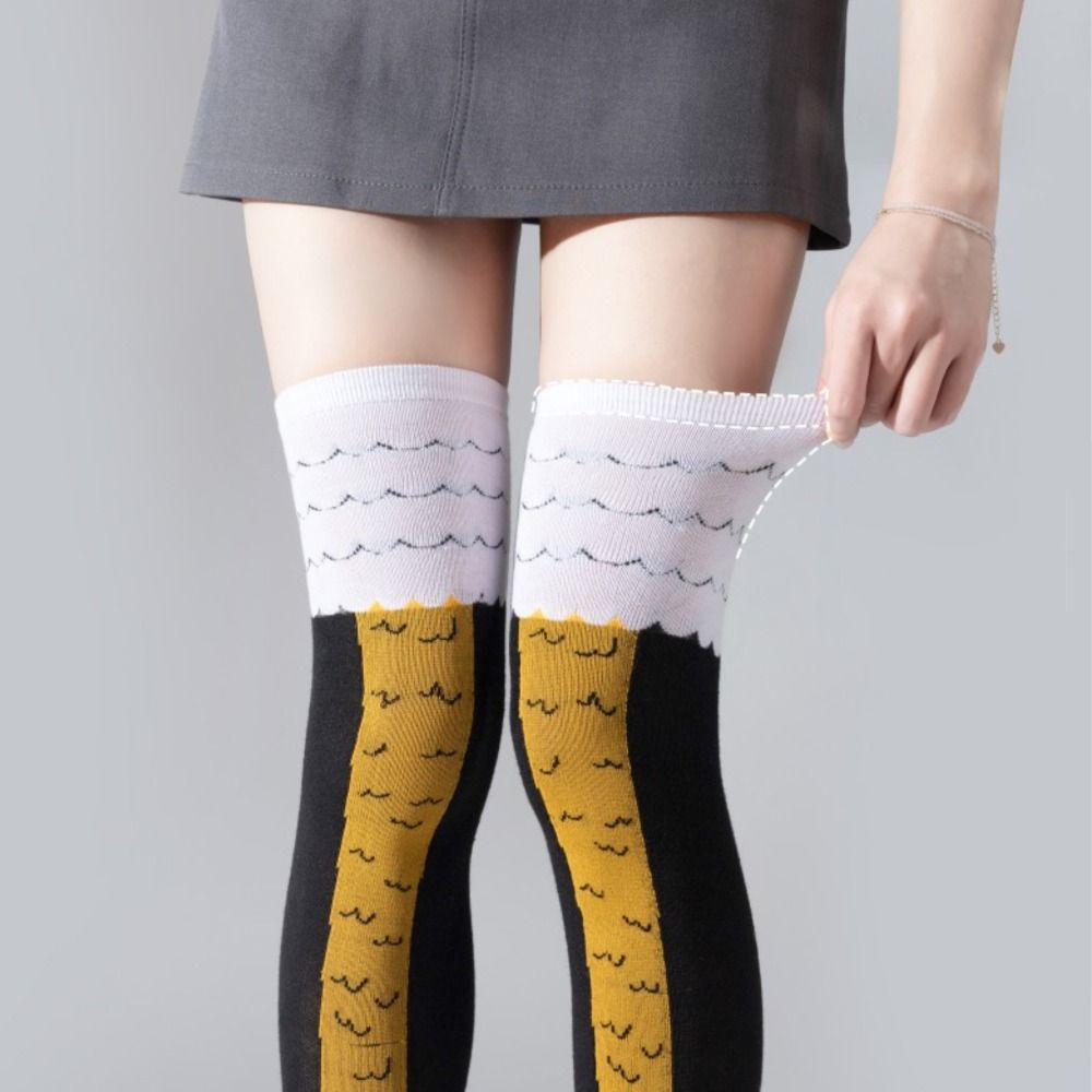 노벨티 코튼 하이 튜브 닭발 양말, 통기성, 하라주쿠  - Funny Chicken Leg Socks 리뷰 및 가격