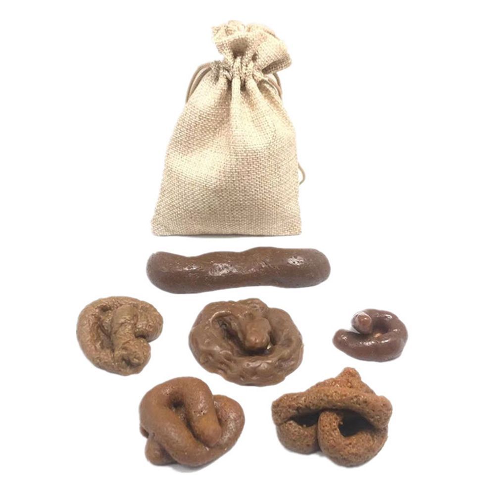 6개입 똥 모양 안티스트레스 장난감, 휴일 장난용품,  - Fake Poop Gag Gift 리뷰 및 가격