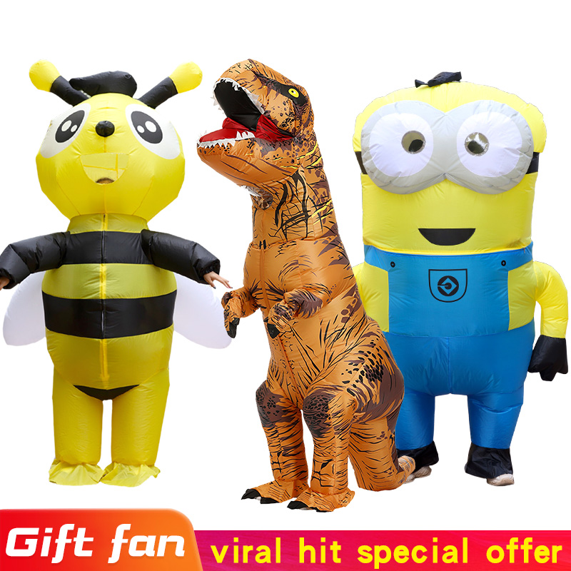 남자와 여자의 할로윈 동물 코스프레를위한 풍선 마우스  - Inflatable Dinosaur Costume Adult 리뷰 및 가격