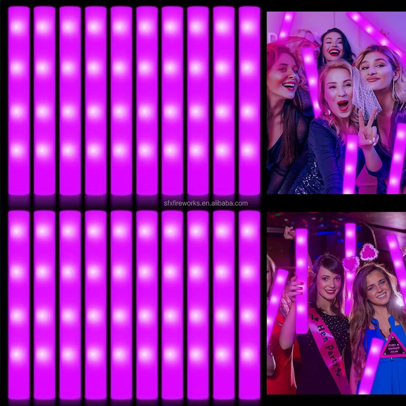 20개 폼 야광봉 다채로운 LED 점멸 야광봉 DJ 나 - Flashing Led Foam Sticks Party 리뷰 및 가격