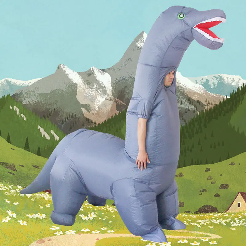 2024 새로운 풍선 공룡 의상 성인 Diplodocu - Inflatable Dinosaur Costume Adult 리뷰 및 가격