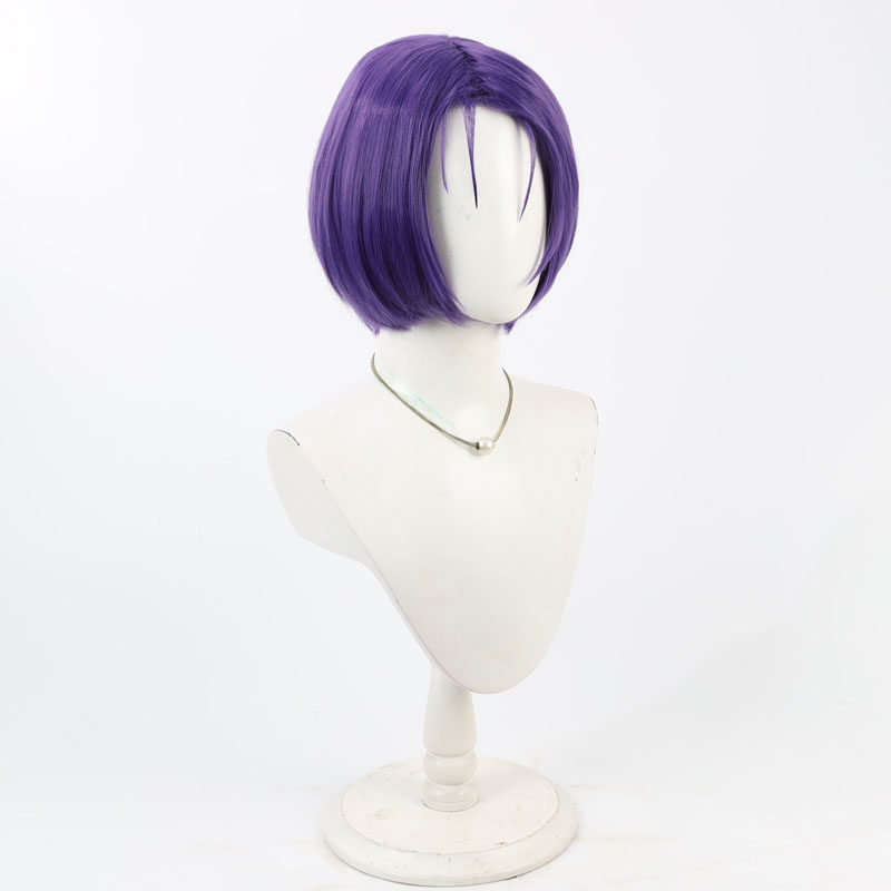 사이렌지 하루나 코스프레 가발 보라색 짧은 아줄 레인  - Anime Cosplay Wig Heat Resistant 리뷰 및 가격