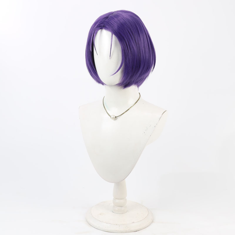 사이렌지 하루나 코스프레 가발 보라색 짧은 아줄 레인  - Anime Cosplay Wig Heat Resistant 리뷰 및 가격