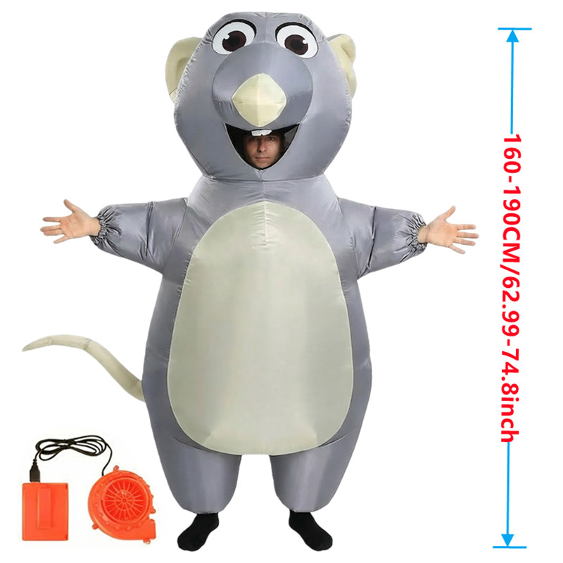성인 남녀용 만화 캐릭터 쥐 모양의 에어벌룬 의상, 송 - Costumes 리뷰 및 가격