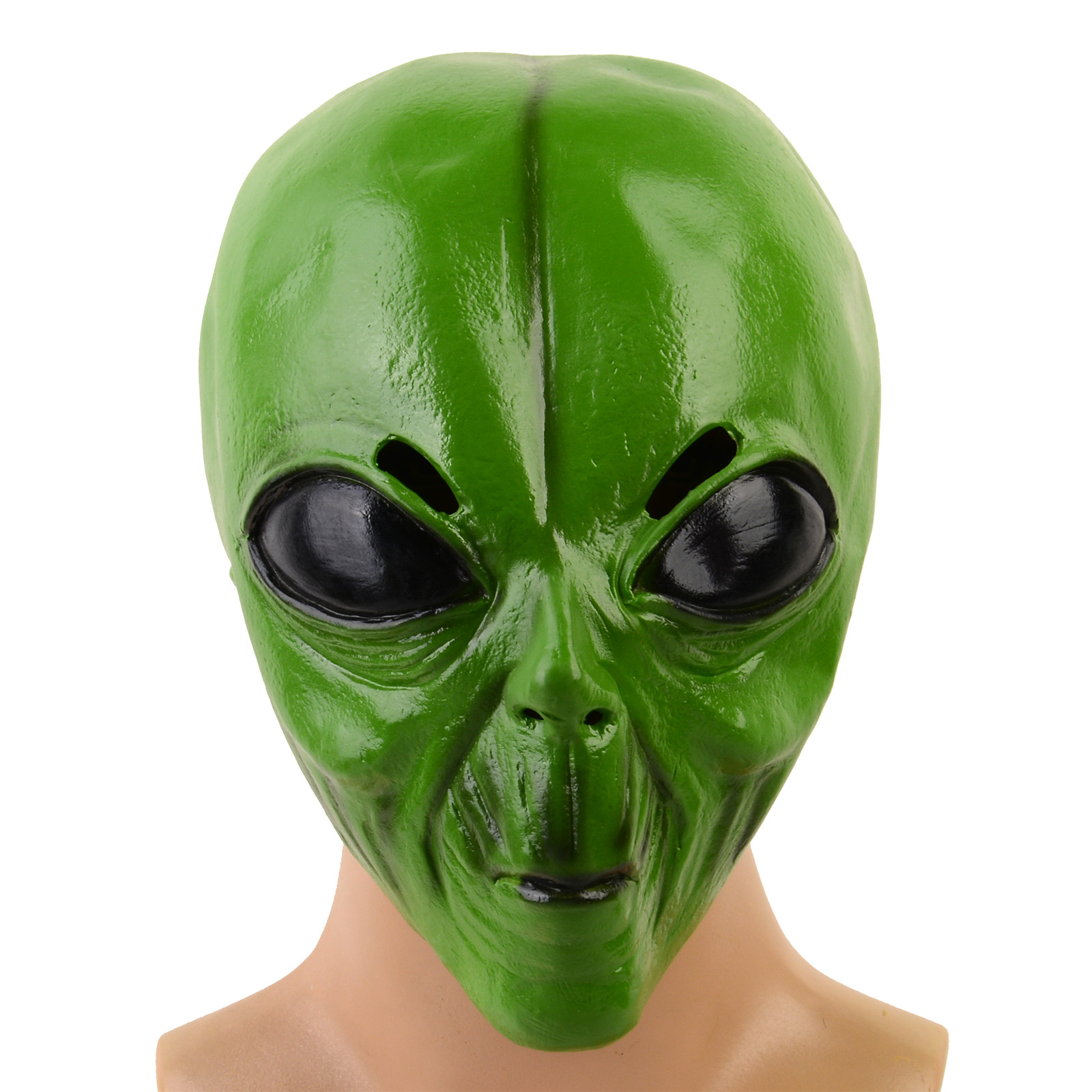 1개입 사실적인 라텍스 그린 외계인 헤드 마스크, 할로 - Latex Alien Mask Realistic 리뷰 및 가격