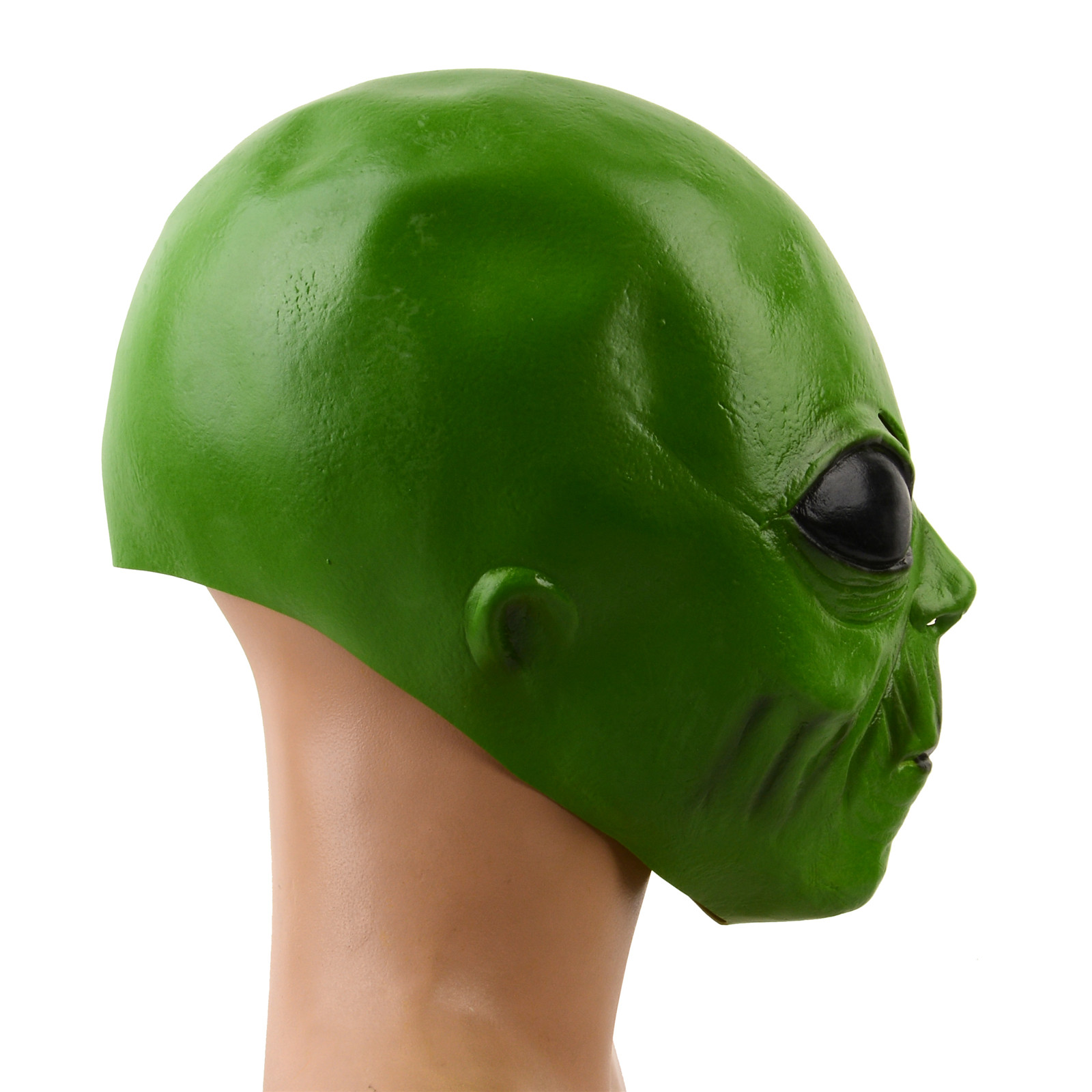 1개입 사실적인 라텍스 그린 외계인 헤드 마스크, 할로 - Latex Alien Mask Realistic 리뷰 및 가격