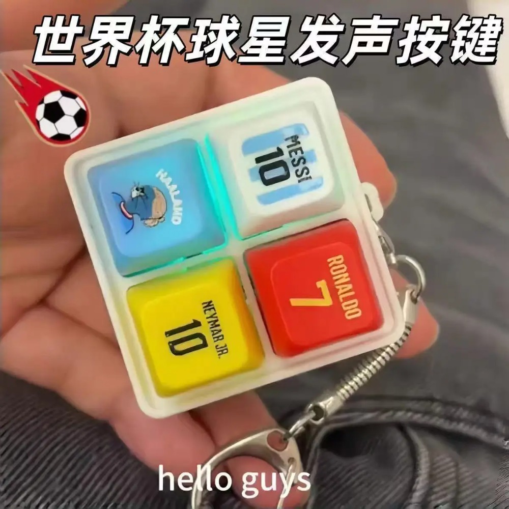 할란드 재미있는 버튼 키체인 사운드 토이, 축구 스타  - Prank Toys 리뷰 및 가격