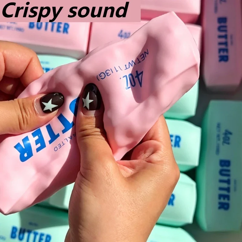 버터 스틱 스퀴시 스트레스 볼 피젯 토이 크런치 스퀴즈 - Novelty Gifts 리뷰 및 가격