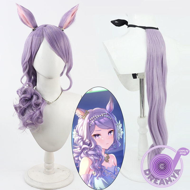 메지로 코스프레 가발 우마무스메 프리티 더비 퍼플 내열 - Anime Cosplay Wig Heat Resistant 리뷰 및 가격