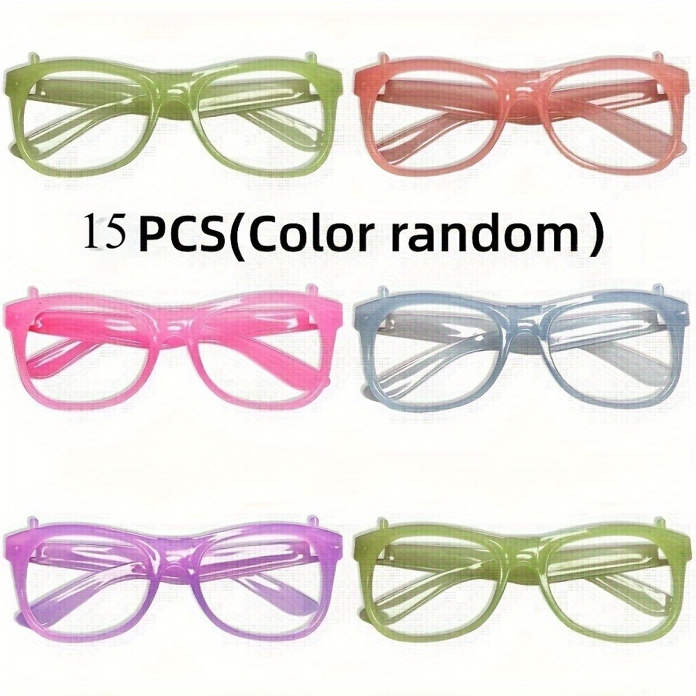 5/12pcs UV 글로우 인 더 다크 안경 재미있는  - Glow In The Dark Party Glasses 리뷰 및 가격