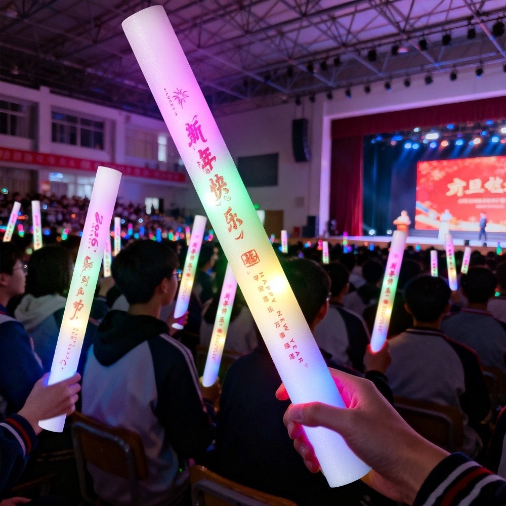 분위기 연출용 컬러풀 스펀지 글로우 스틱 2026 새해 - Flashing Led Foam Sticks Party 리뷰 및 가격