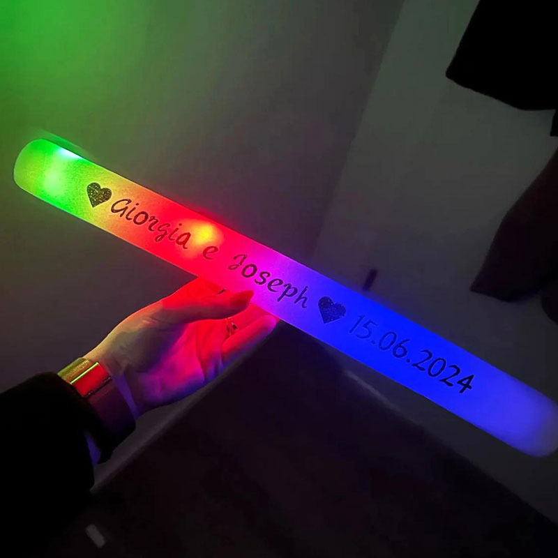 30개 LED 발광 폼 스틱, 맞춤형 점멸 발광 스틱, - Flashing Led Foam Sticks Party 리뷰 및 가격
