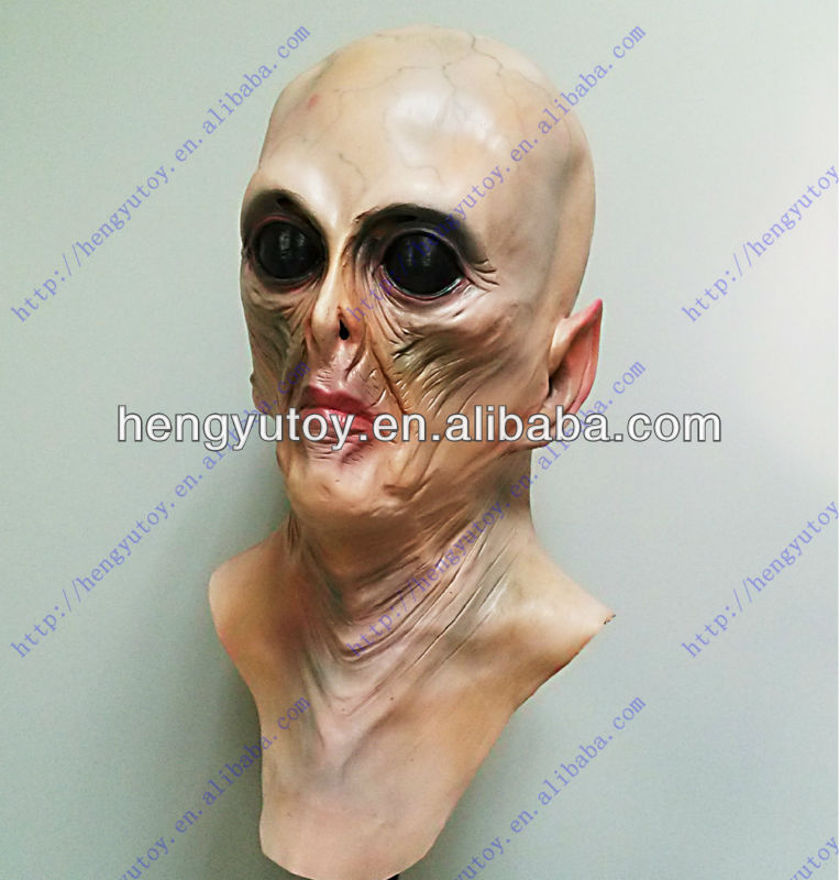 디럭스 외계인 마스크 현실적인 라텍스 풀 헤드 마스크  - Latex Alien Mask Realistic 리뷰 및 가격