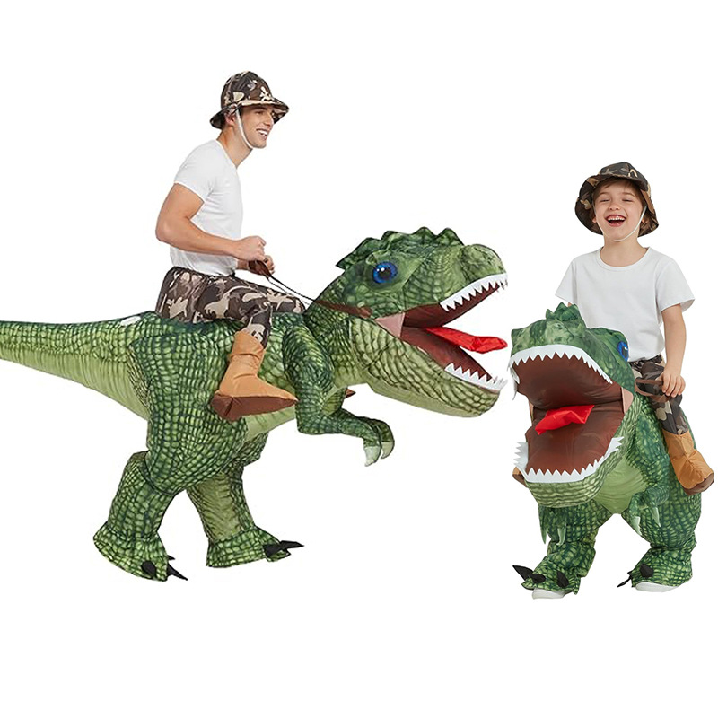 최신 인기 상품: 에어 펌프로 부풀릴 수 있는 티라노사 - Inflatable Dinosaur Costume Adult 리뷰 및 가격