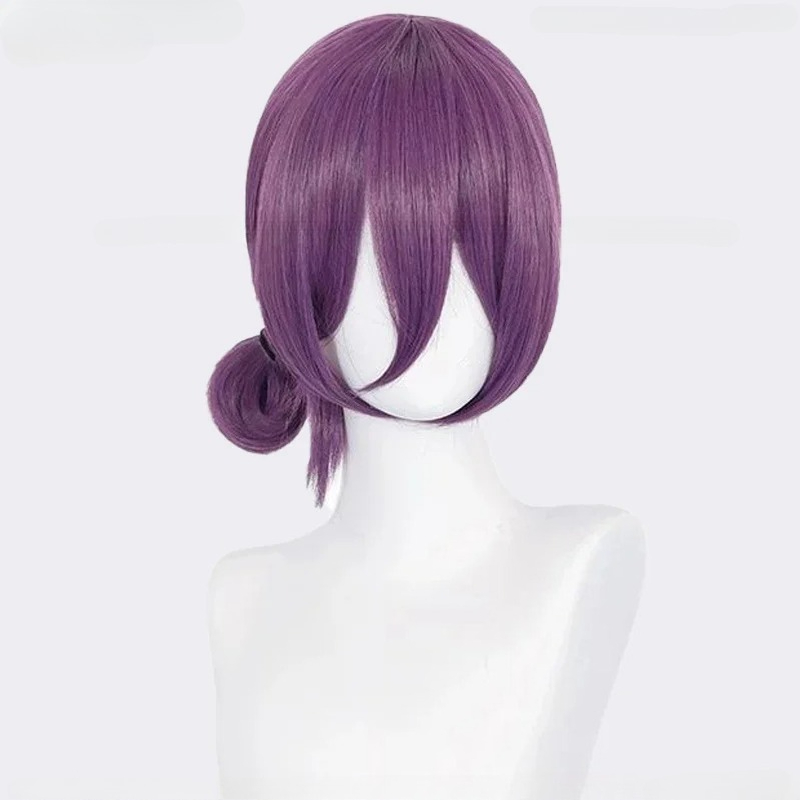 애니메이션 레제 코스프레 가발 45cm 보라색 가발 초 - Anime Cosplay Wig Heat Resistant 리뷰 및 가격