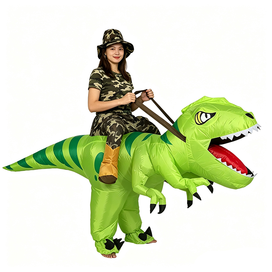 풍선형 티렉스 공룡 의상 성인용 승마 동물 할로윈 코스 - Inflatable Dinosaur Costume Adult 리뷰 및 가격