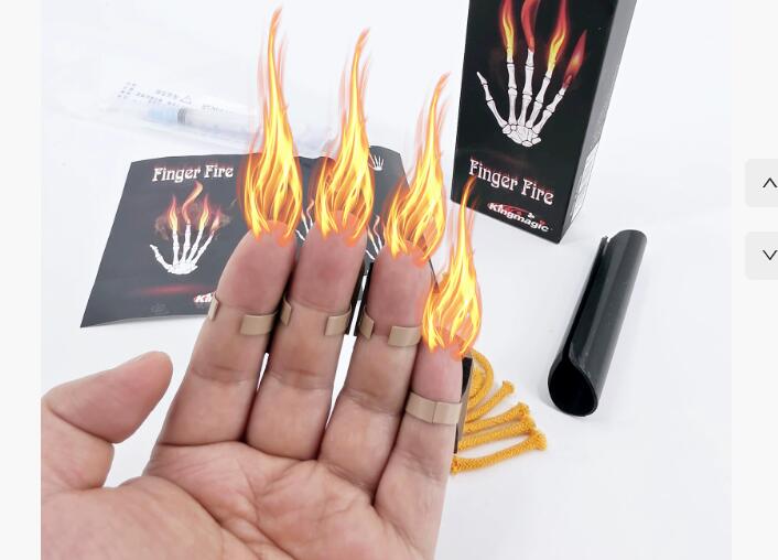 4개/세트 손가락 불 마술 트릭, 불이 나타나는 엄지손 - Thumb Tip Magic Trick Set 리뷰 및 가격