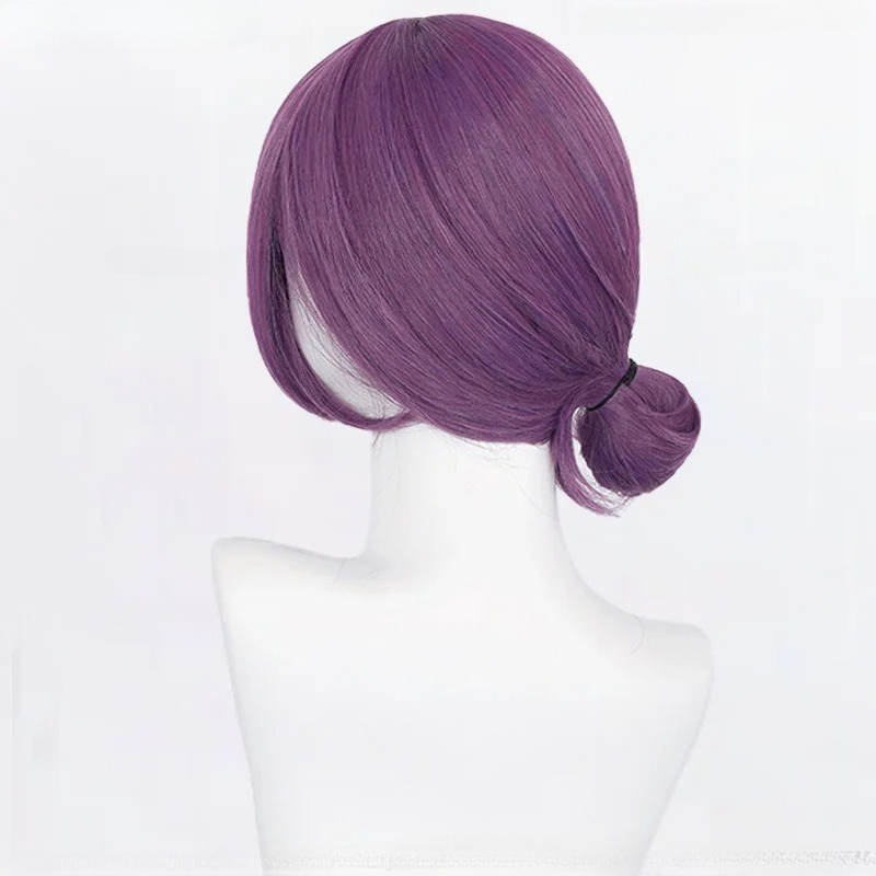 애니메이션 레제 코스프레 가발 45cm 보라색 가발 초 - Anime Cosplay Wig Heat Resistant 리뷰 및 가격