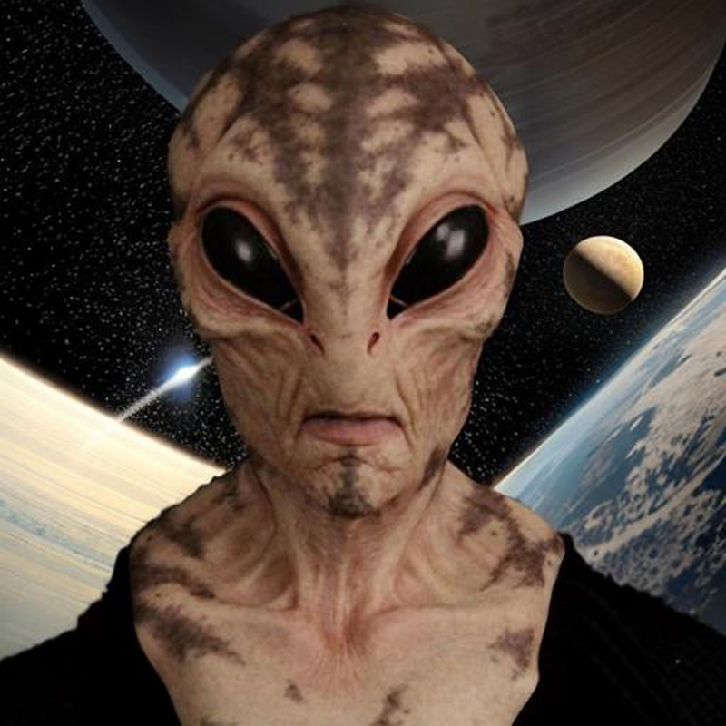 1개, 외계인 마스크 - 할로윈, 카니발, 가장무도회에 - Latex Alien Mask Realistic 리뷰 및 가격